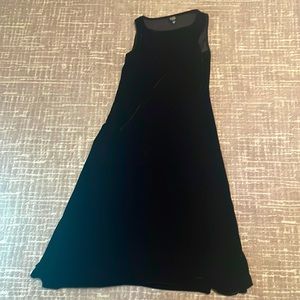 Eileen Fisher black velvet dress. Size PP.